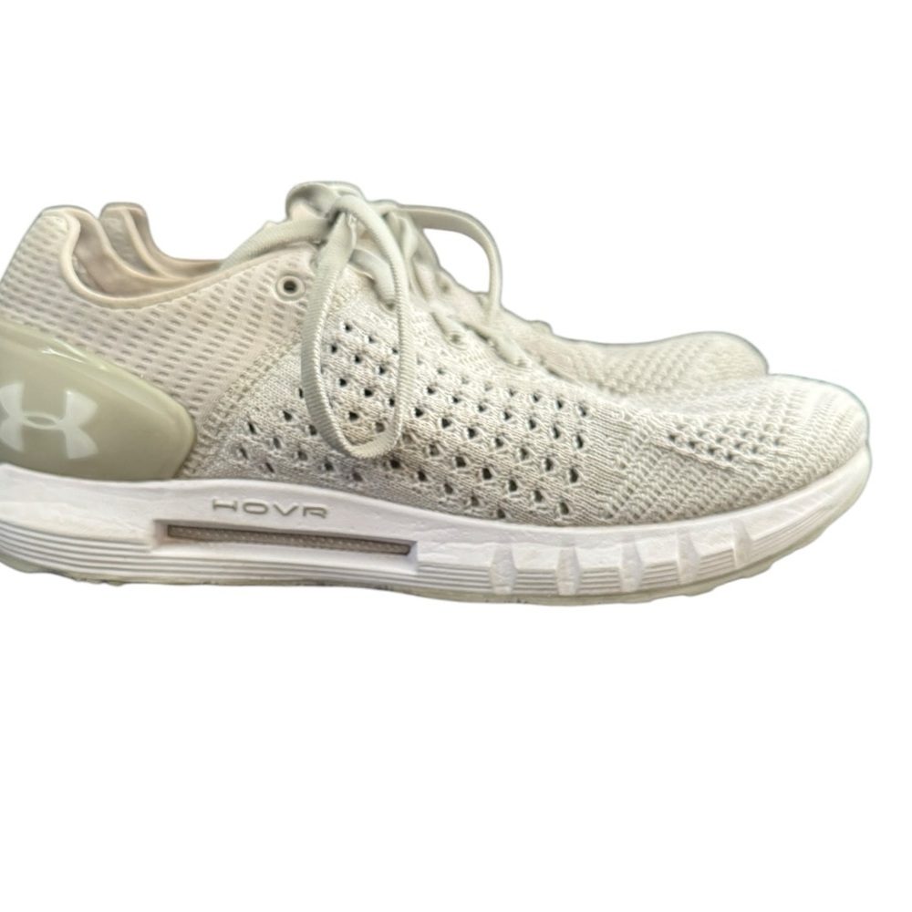 Under Armour Women's HOVR Sonic Running Shoe, White (108)/Ghost Gray, size 7